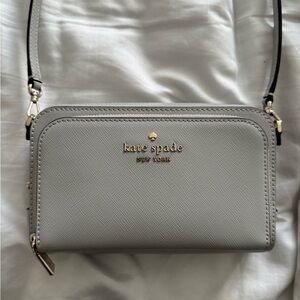 Kate Spade Light Gray Crossbody Bag